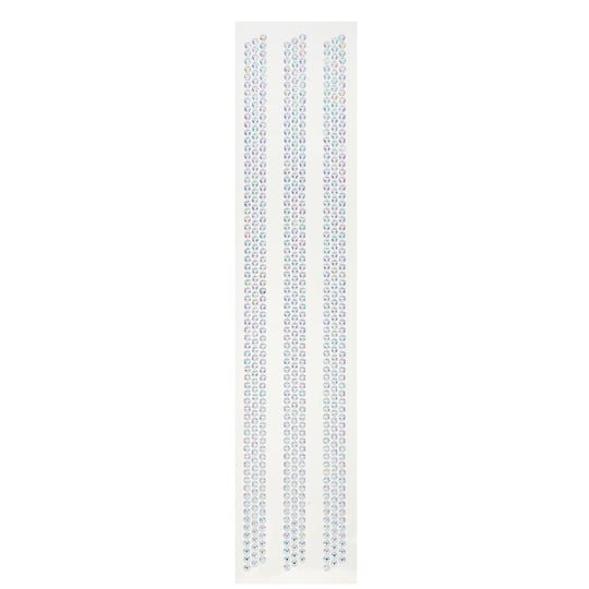 Piece Iridescent Clear Rhinestone Borders by Recollections